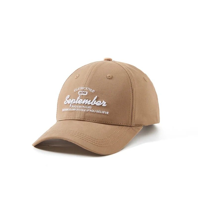 Wholesale 100% Cotton Oxford Dobby Custom Logo Hand Embroidered Curved Brim Plain Sports Baseball Caps