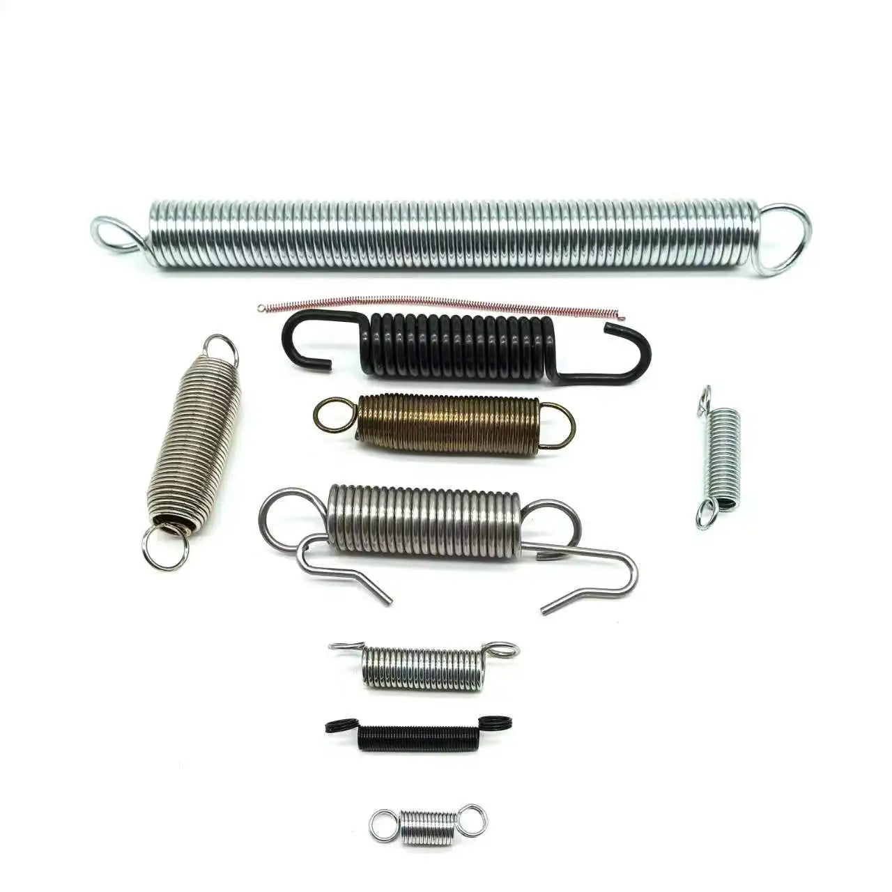 Car Seat Swivel Hooks Zinc Plated Arm Extension Spring-165.10 X 9.53 X 1.19M Tension Spring for Rotating Mop Pedal