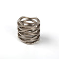 High Quality Stainless Steel 304 Nickel Surface Treatment Compression Spring Multi-layer Waved Spring for Bicycle