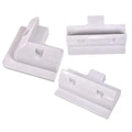 ABS Plastic Solar Side Mounting Bracket Kit for RV Caravan Vehicle Camper Yacht White&Black