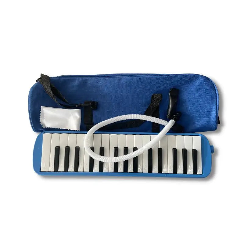 32-Key ME-32B Blue Melodica School Teaching Musical Instrument Accessory for Kindergarten Students