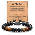 Zircon Stone Bracelet for for Men Jewelry Dad/My Dad Birthday/Father' Day Gift Spiritual Natural Stone Card Bracelets Gift