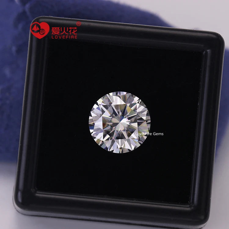 Manufacturer Wholesale Moissanite Diamond Super White Round DEF Color Vvs GRA Certified Loose Moissanite Stones