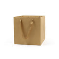 Hot Selling Recycle Shopping Square Kraft Paper Bag With Handle High Quality Brown Paper Bags With Your Own Logo