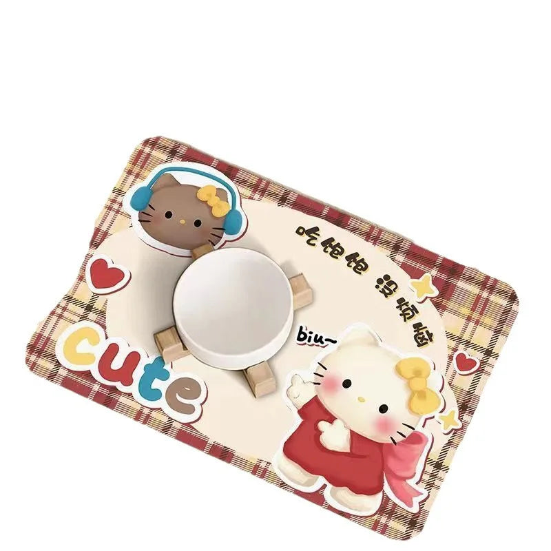 Kingtale Silicone Cat & Dog Food Mat for Floors Waterproof Anti-Slip Dog Bowl Mats for Food Water Pet Feeding Mats Pet Placemat