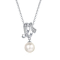 Freshwater Pearl Necklace 925 Sterling Silver VVS Moissanite Necklace 2023 Fine Jewelry