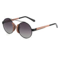Designer Round Polarized Shades Wooden Handcrafted Blend of Metal Walnut Wood & Acetate Men Sunglasses