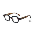 Cellulose Acetate Unique Fashion Square Optical Unisex Oem Service Acetate Men Spectacle Optical Frames Eyeglasses