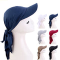 Summer Outdoor Beach Sun Travel Visor Turban Head Wrap Headscarf Baseball Cap for Women