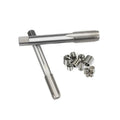 High Hardness Thread Tool Straight Fluted Tap Machine Threading Tap Set Thread Tool Cut Tap Durable and Not Easily Deformed