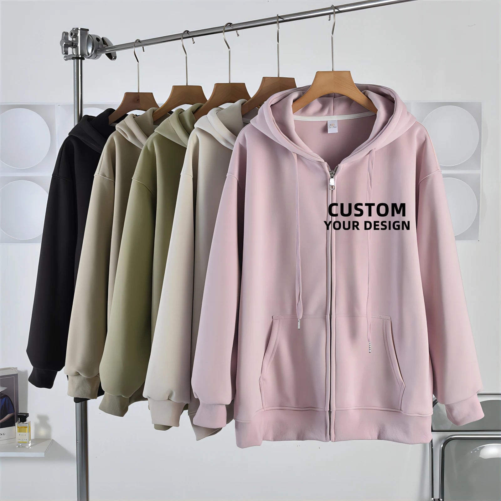 Custom logo 100% Cotton Oversized Plus Size 3D Foam Cropped Women's Pullover Loose Fashion Hoodies & Sweatshirts