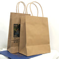 Custom Printed Food Grade Reused Recycled Brown Kraft White Kraft Paper Bag Boutique Craft Paper Bag