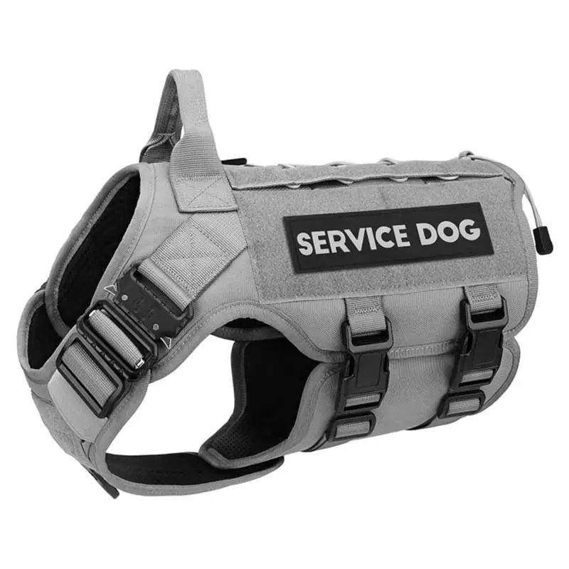 Manufacturers Wholesale JWSHOP Leather Small Waterproof Adjustable Premium Reflective Reversible Vest Tactical No Pull Dog Set
