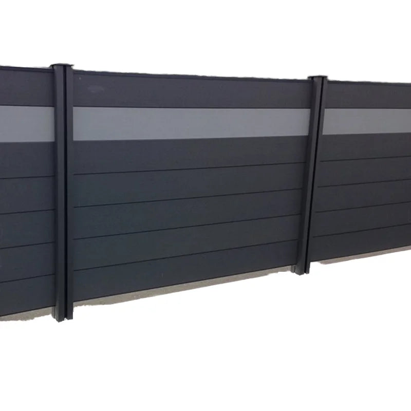 Wholesale Wpc Composite Fence Compound Garden Fence Panel Outdoor Modern Wood Plastic Composite Wpc Fence