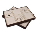 Square High-quality Walnut Jewelry Tray Necklace Pendant Storage Tray