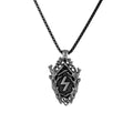 Fashion Men's Pendant Jewelry Personalized Custom Silver Necklace Stainless Steel Man Necklace
