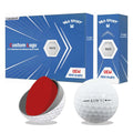 Qiangjian High-Elasticity Double-Layer for Golf Range Balls Model Golf Tee Hardness 80-90 Bulk Equipment Training