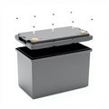 BCI GROUP 24 12V 70Ah 100Ah Screw Down Openable 12V Lithium Battery Box for 4S LF100LA LF105A Lifepo4 Cell