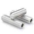 M2 M2.5 M3 M4 M5 M6 M8 M10 DIN913 Stainless Steel Headless Grub Screws Hex Socket Set Screws with Flat Point