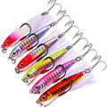WEIHE 15/20/30g Ufishing Small Jigging Fishing Lure with Feather Hook 1Piece/Lot Lead VIB Fish Bait