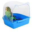 Manufacturer Wholesale Plastic Bird Cage Bath Small Pet Birds and Canaries Budgies Cockatiel Lovebird Hanging Bathing Tub