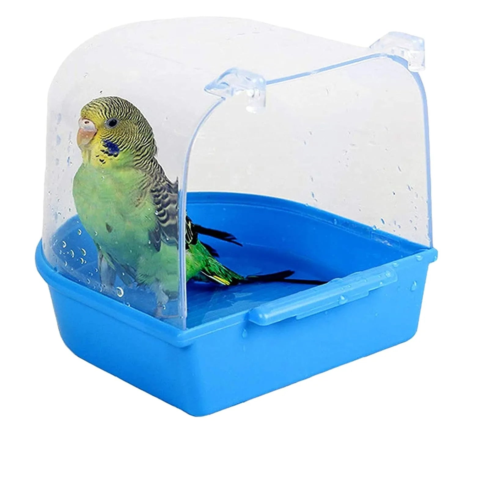 Manufacturer Wholesale Plastic Bird Cage Bath Small Pet Birds and Canaries Budgies Cockatiel Lovebird Hanging Bathing Tub