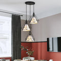 Rustic Farmhouse Vintage American 3 Lights Pendant Lamp Three Drops Chandelier