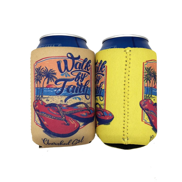 Sublimation Blank Drink Sleeve Stubby Holders Neoprene Stubby Beer Can Cooler Holder Neoprene Stubby Holder for Outdoor Activity