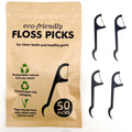 Custom Portable Adult Dental Floss Picks Mint Flavored Box for Oral Care Teeth Cleaning