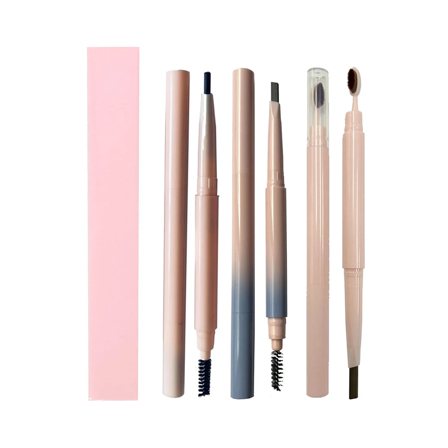 Wholesale Make Your Own Brand Eyebrow Pencil Pen Custom OEM Vegan Waterproof Private Label Double-end Eyebrow Pencil