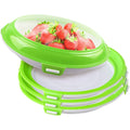 Hot Sale Food Preservation Trays BPA Free Food Storage Container Fruit Fresh Keeping Plastic Food Preservation Tray