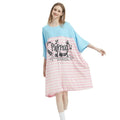 Customized Soft Home Natural Plant Viscose Fabric Ladies Luxury Long Women Sleep Tee with Pockets