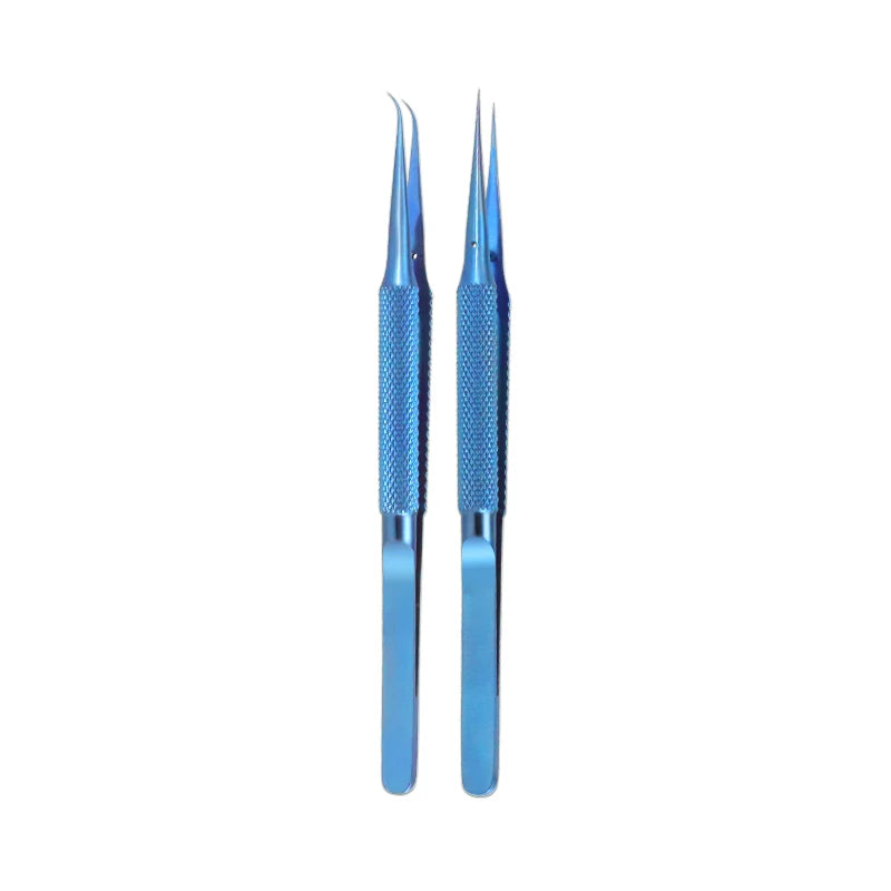 Professional Titanium Alloy Fingerprint Tweezers 0.15mm Edge Precision for DIY Maintenance Tool