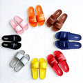 Oem Custom Black Slides Men Footwear PVC Two Colored Sole Custom Logo Slippers Men Plain Blank Sandal Embossed Print Slippers
