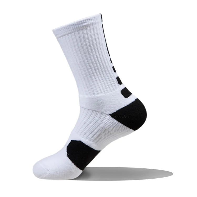 Stylish Crew Thick Outdoor Running Quick Dry Antislip Mens Custom Eco-Friendly Breathable Winter Athletic Socks Basketball