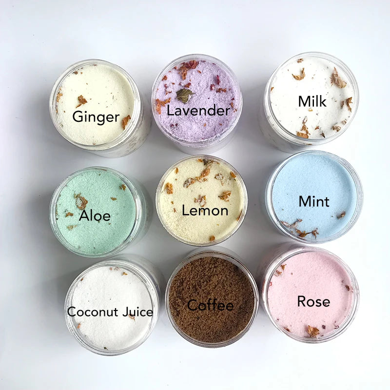 Low Moq Custom Moisturizing Rose Bath Salt Brightening Private Label Bath Salt