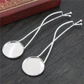5pcs 20mm High Quality Silver Plated Copper Material Hairpin Hair Pins Clips Blank Base Setting Cabochon Cameo Bezel Trays