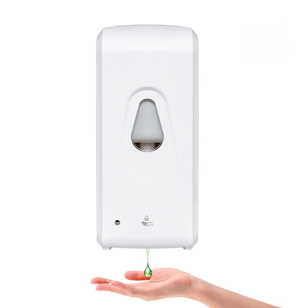 Eco-friendly Touchless Wall- Mounted Refillable 900ml Sensor Sanitizer Auto Liquid Spray Foam Soap Dispenser