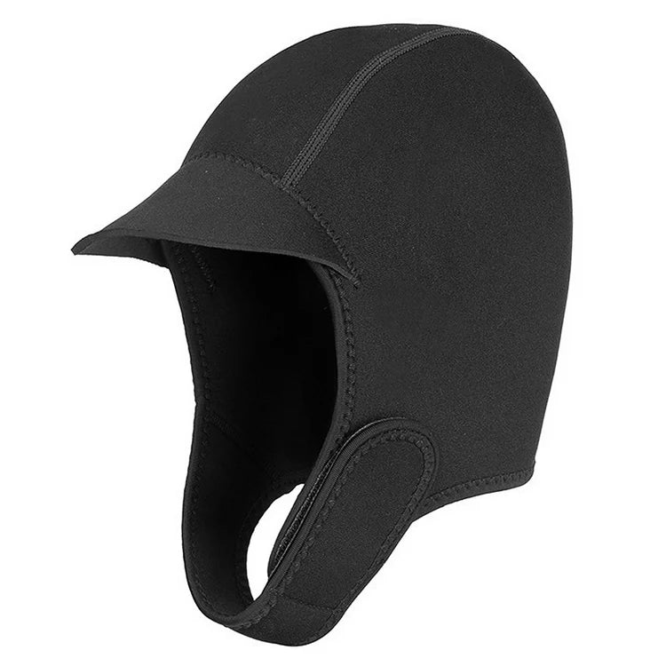 Neoprene Diving Cap Thermal Snorkeling Wetsuit Hat Warm Surfing Headgear Swim Cap Diving Hood for Diving Swimming Snorkeling