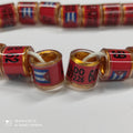 Pigeon Rings for Racing Birds Aluminium Plastic Leg Bands with Color 185C Red Foot Band for Pigeon Clubs and Lofts