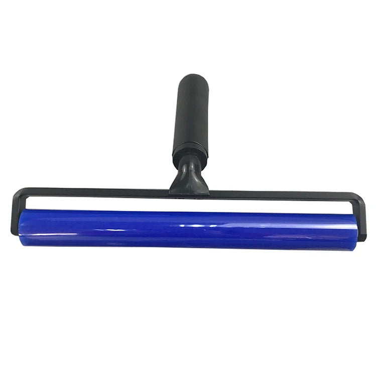 Manual Clean PCB LCD Screen Remove Dust Blue Silicon Sticky Roller Reusable Lint Roller Silicone