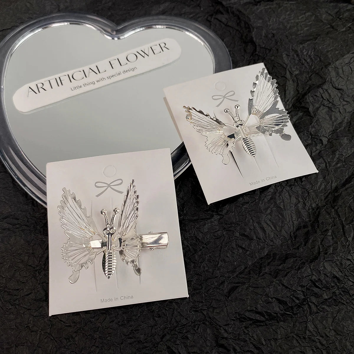 Hot Sale Ancient Style Will Move butterfly Hair Clips Girls Headdress Metal Bangs Clip Side Clip Children Hair Accessories