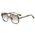 Premium High-End Titanium Sports Sunglasses Luxury Brand Pilot Sun Glasses Unisex Gold Tea Frame Colors Fashionable Sunglasses