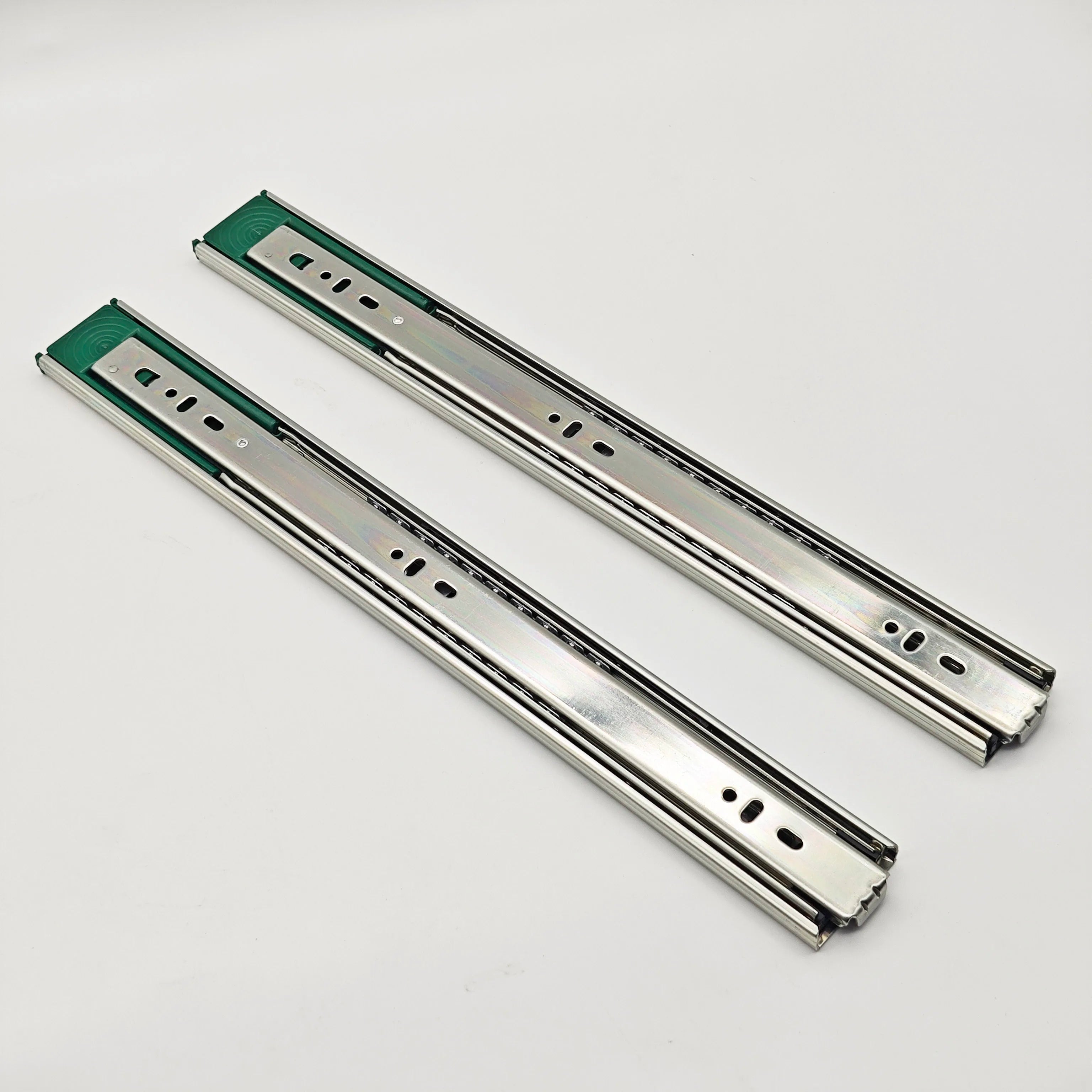 OEM Production Strong Carry Capacity 45mm Cabinet Ball Bearing Steel Drawer Slide Rails for Hotel