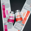 Custom Private Vitamin Supplement Silver BOPP Matte Label Waterproof Soft Touch Adhesive Bottle Label Stickers Roll