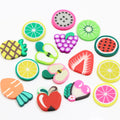 20*20*2MM 3D Strawberry Fruit Polymer Clay Slice Sprinkles for Scrapbooking Phone Case Fairy Garden Home Party Decoration