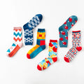 Novelty Funny Men Socks Wholesale  High Quality Cotton Fashion Socks  Men's Big Size Crew Hip Hop Thick Long Socks