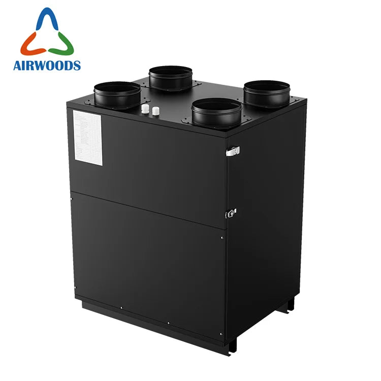 Air To Air Heat Pump Ventilation System HVAC Enthalpy Heat Exchanger Dehumidifier Fresh Air Cooling Coil Heat Pump Hrv