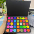 High Pigment Pressed Glitter Matte Shimmer Eyeshadow Big Colorful Eye Shadow 35 Color Eyeshadow Palette