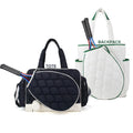 New Arrival Luxury Women Custom Gym Badminton Pickleball Paddle Racket Bag Quilted Puffer Tennis Luggage Padel Bag and Backpack